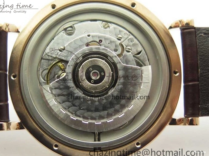 MIROTIME 0126 Portofino Automatic RG FKF 1:1 Best Edition White Dial on Brown Leather Strap A Practical 7140